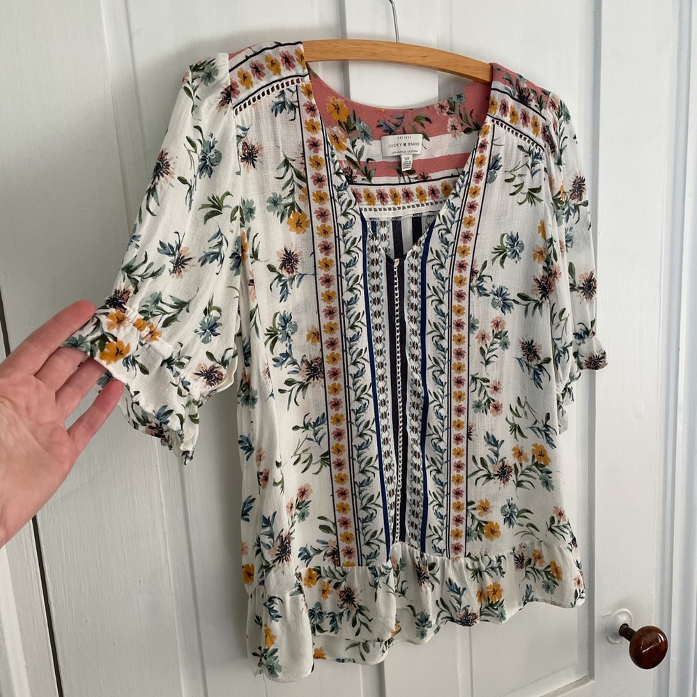 Lucky floral top